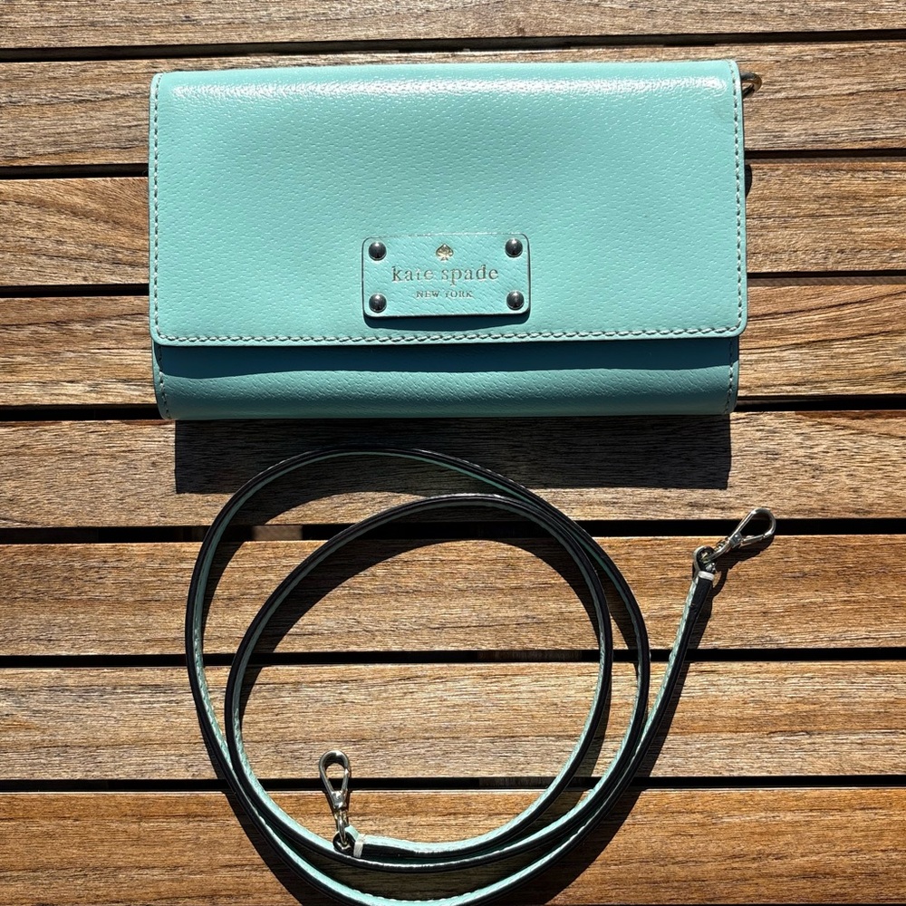 Kate Spade New York Wellesley Natalie Crossbody Purse • Spearmint • LIKE-NEW - Picture 2 of 11